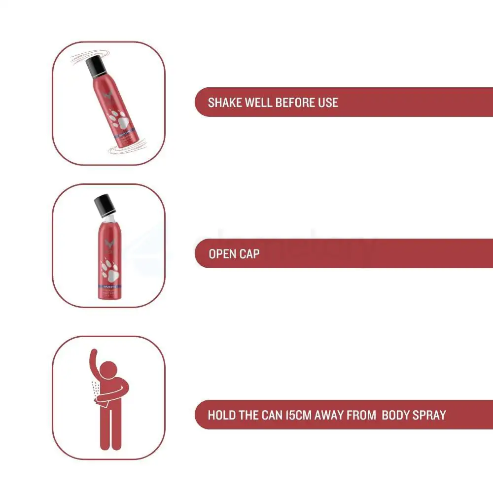 Wolf Majestic Fragrance Body Spray for Men-120ml thumbnail 5