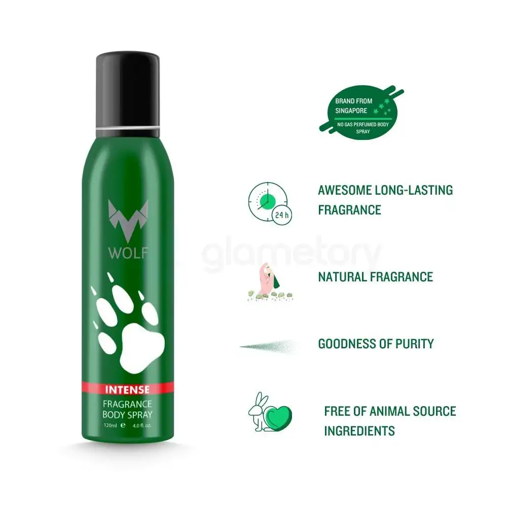 Wolf Intense Fragrance Body Spray for Men-120ml thumbnail 3