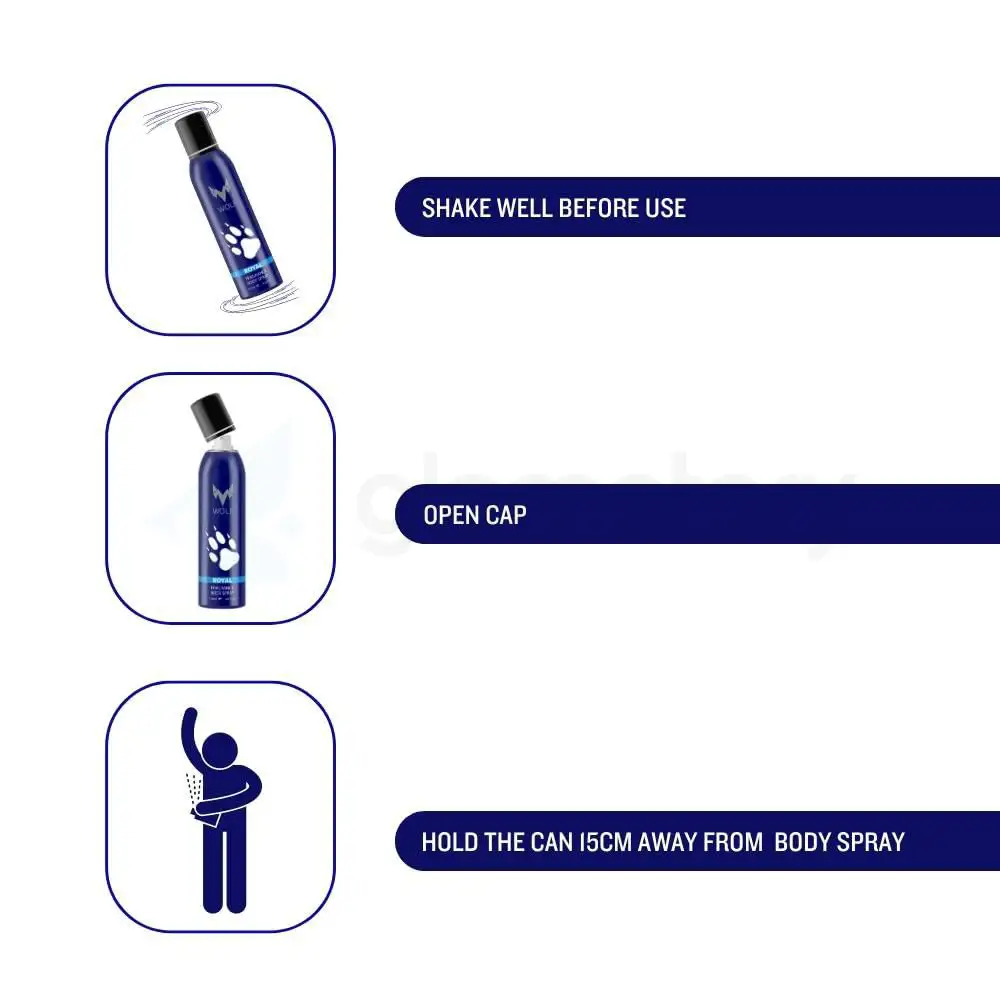 Wolf Royal Fragrance Body Spray for Men-120ml thumbnail 5