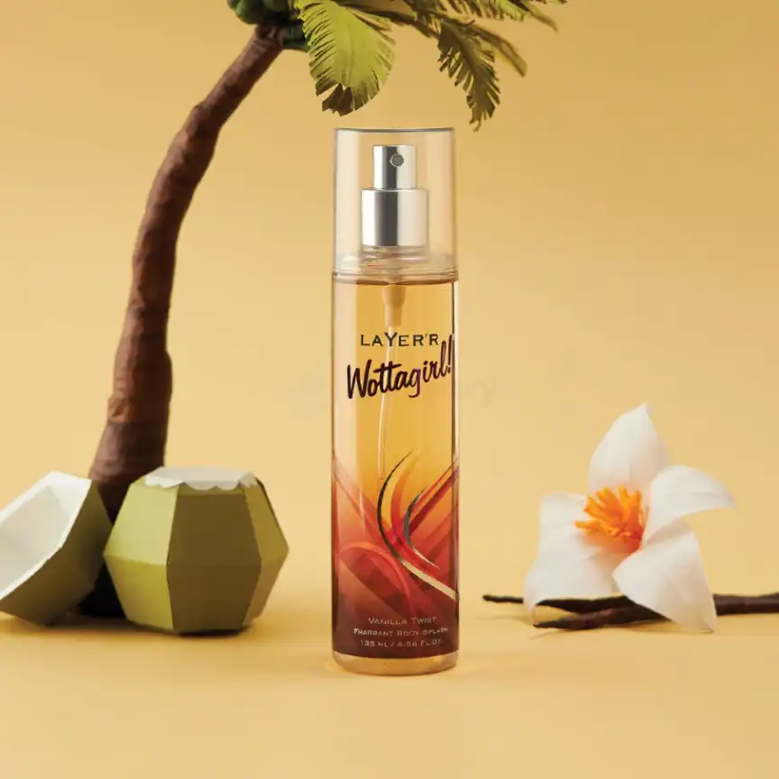 Layer'r Wottagirl Vanilla Twist Fragrant Body Splash-135ml thumbnail 4