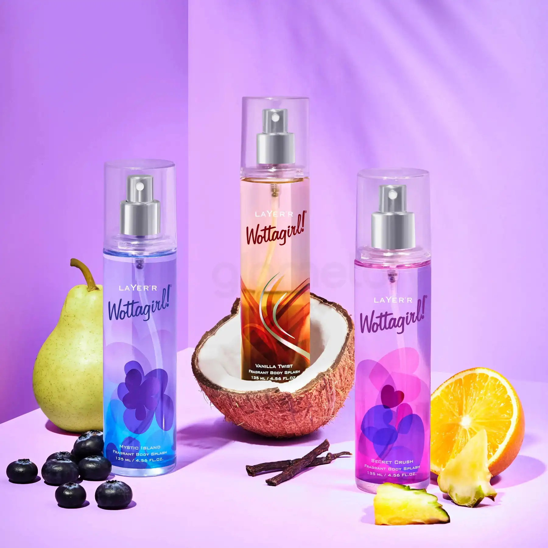 Layer'r Wottagirl Vanilla Twist Fragrant Body Splash-135ml thumbnail 5