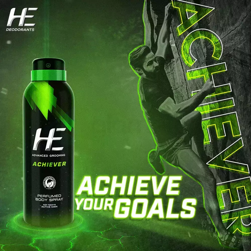 He Advanced Grooming Achiever Perfumed Body Spray-150ml thumbnail 3