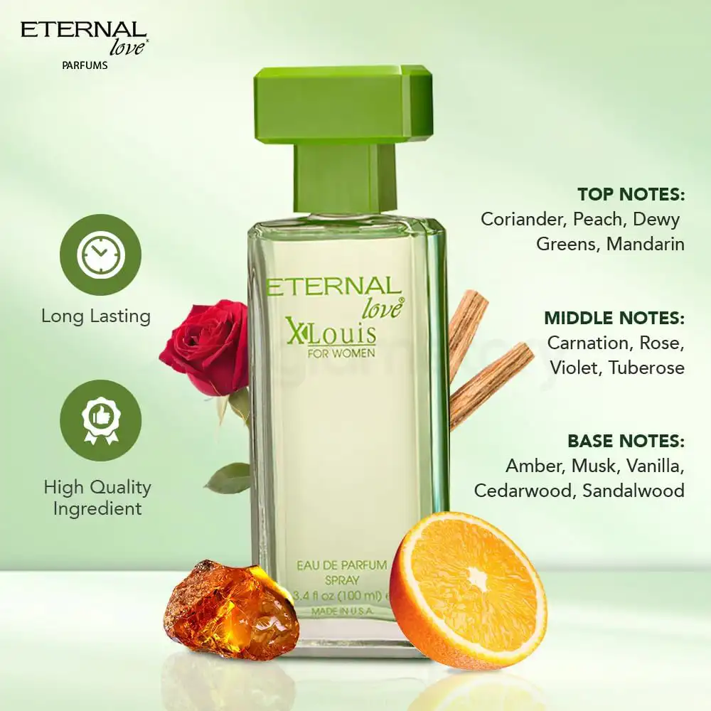 Eternal Love Xlouis For Women Eau De Parfum Spray-100ml thumbnail 3