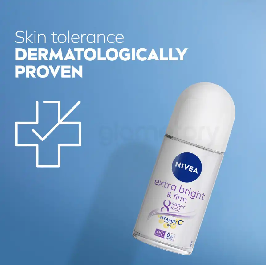 Nivea Extra Bright and Firm Vitamin C Roll On-50ml thumbnail 4