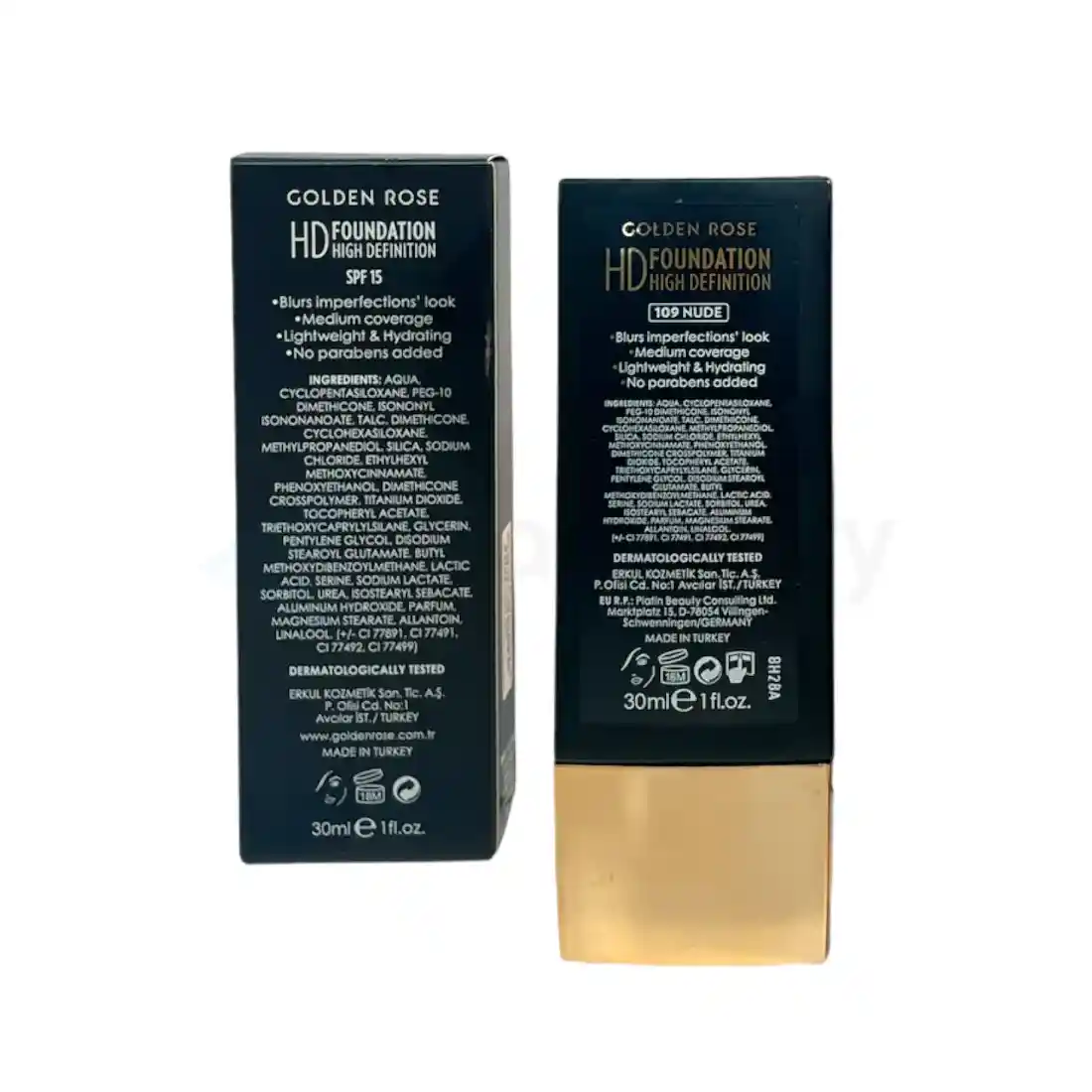 Golden Rose HD Foundation High Definition-30ml thumbnail 4