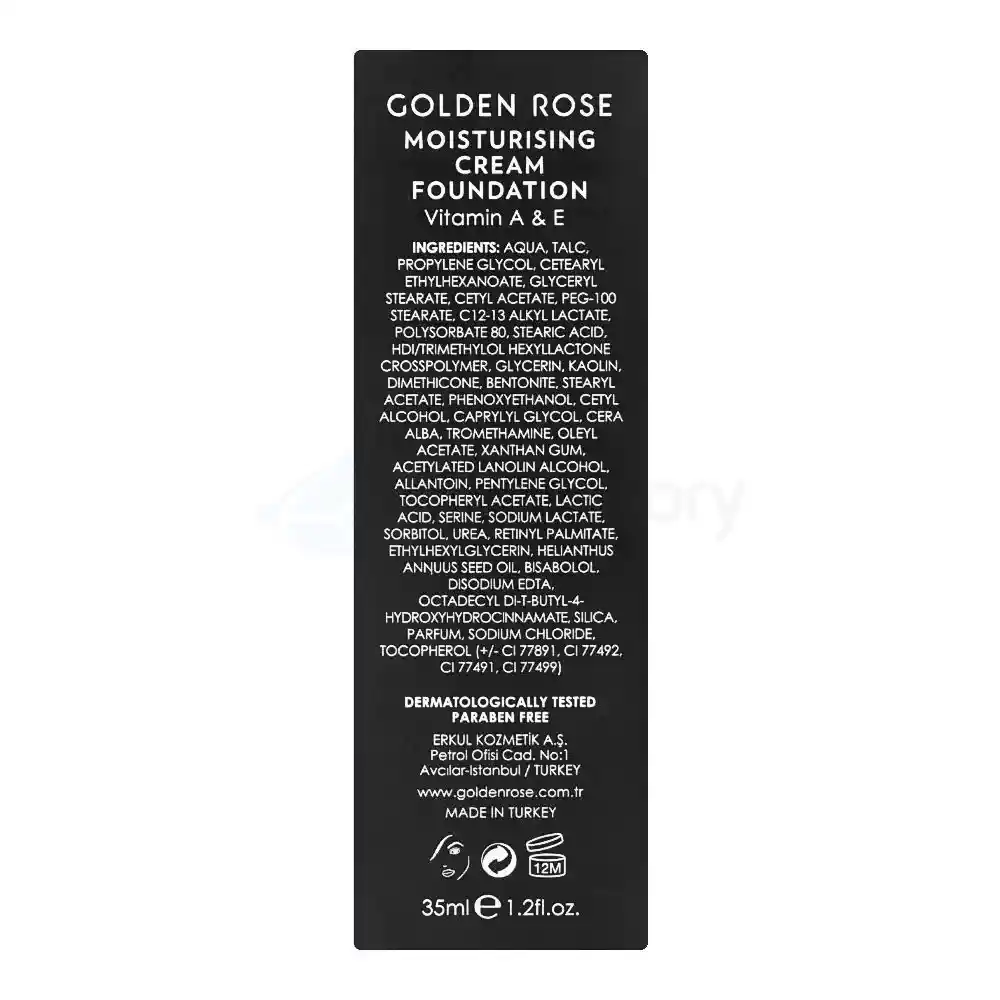 Golden Rose Moisturising Cream Foundation-35ml thumbnail 4