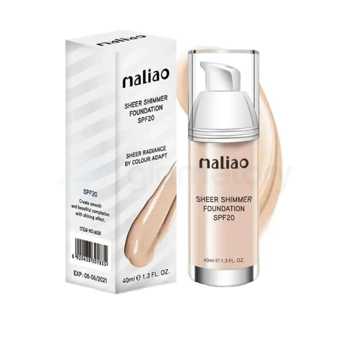 Maliao Sheer Radiance Shimmer Foundation SPF 20 Shade 04