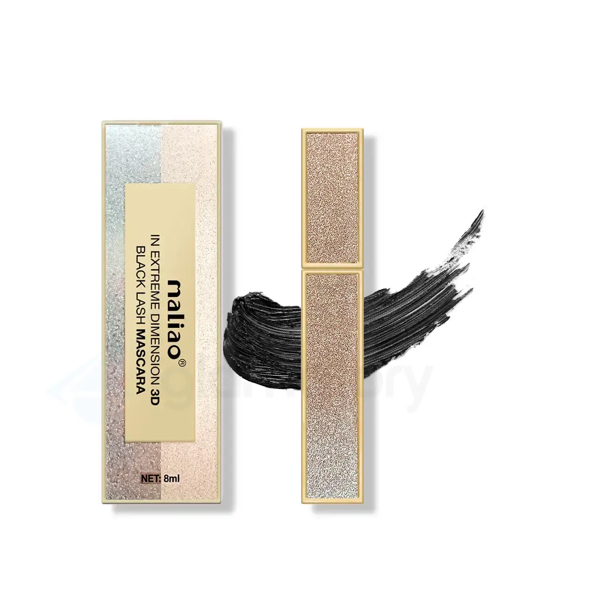Maliao Black Lash Mascara Extreme 3D Dimension-8ml