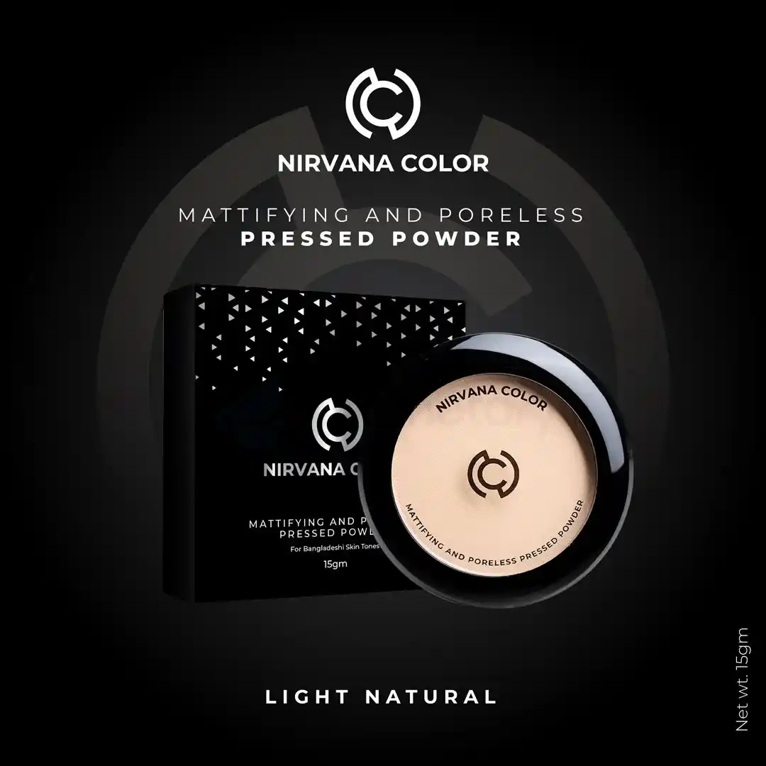 Nirvana Mattifying & Poreless Pressed Powder Light Beige thumbnail 8