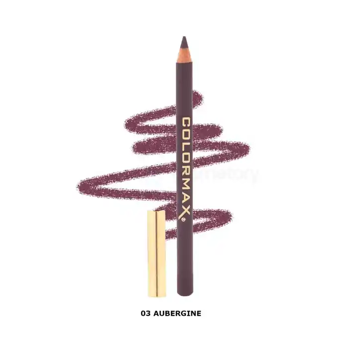 Color Max Satin Glide Lip Liner Pencil-03 Aubergine thumbnail 3