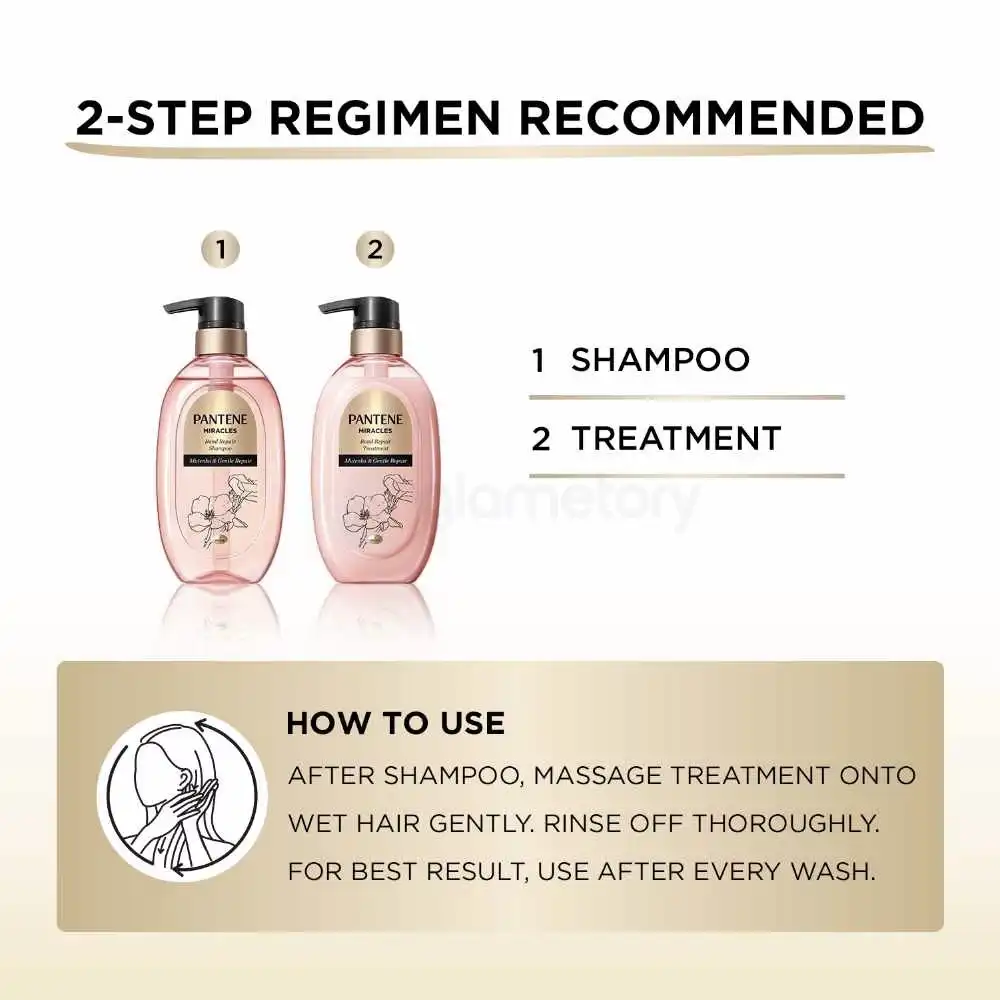 Pantene Miracles Bond Repair Treatment Mutenka & Gentle Repair-440g thumbnail 3