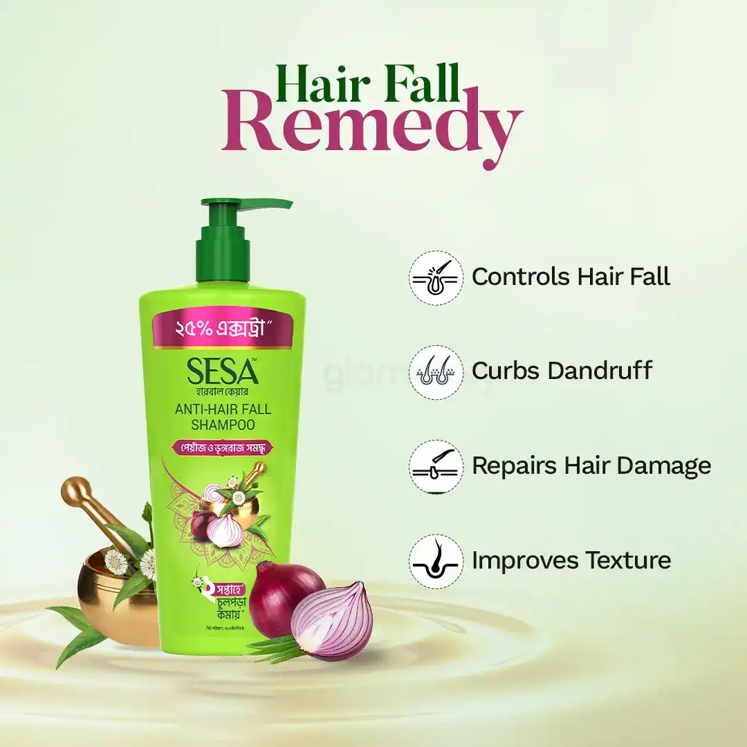 Sesa Herbal Care Anti-Hair Fall Shampoo-500ml thumbnail 3