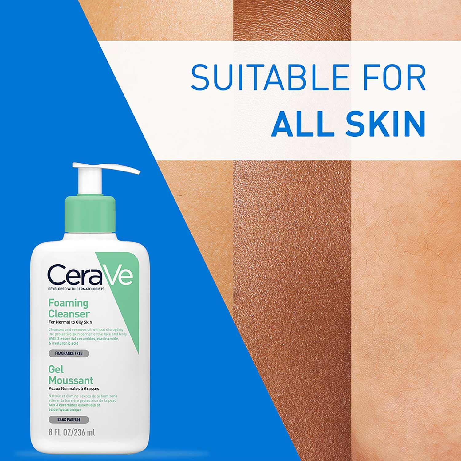 Cerave Foaming Cleanser For Normal to Oily Skin Gel Moussant-236ml thumbnail 9
