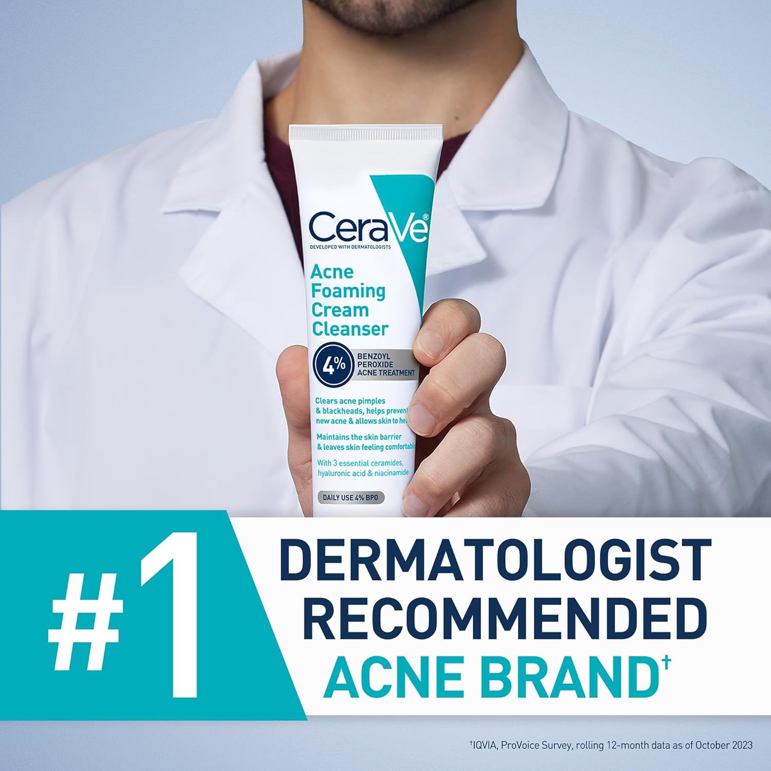 Cerave Acne Foaming Cream Cleanser-150ml thumbnail 4