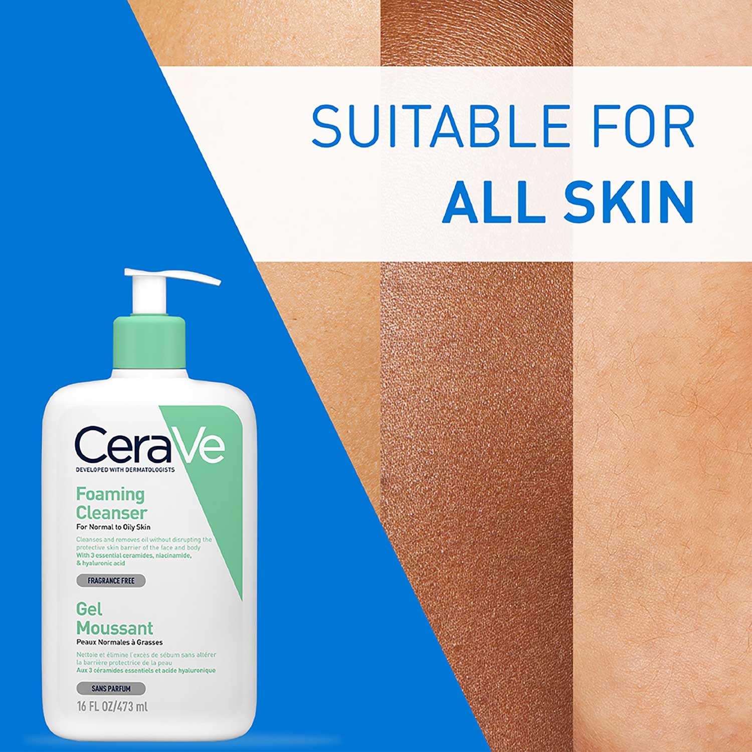 Cerave Foaming Cleanser For Normal to oily Skin-473ml thumbnail 8