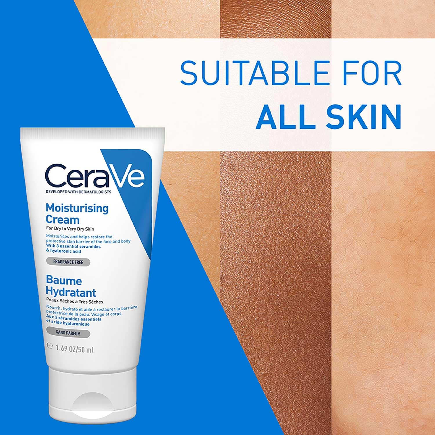 Cerave Moisturizing Cream For Dry to Very Dry Skin-50ml thumbnail 3