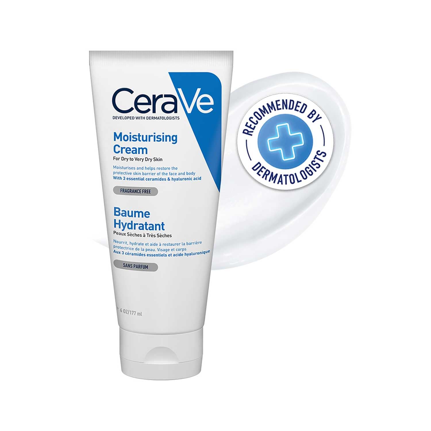 Cerave Moisturising Cream For Dry to Very Dry Skin-177ml thumbnail 3