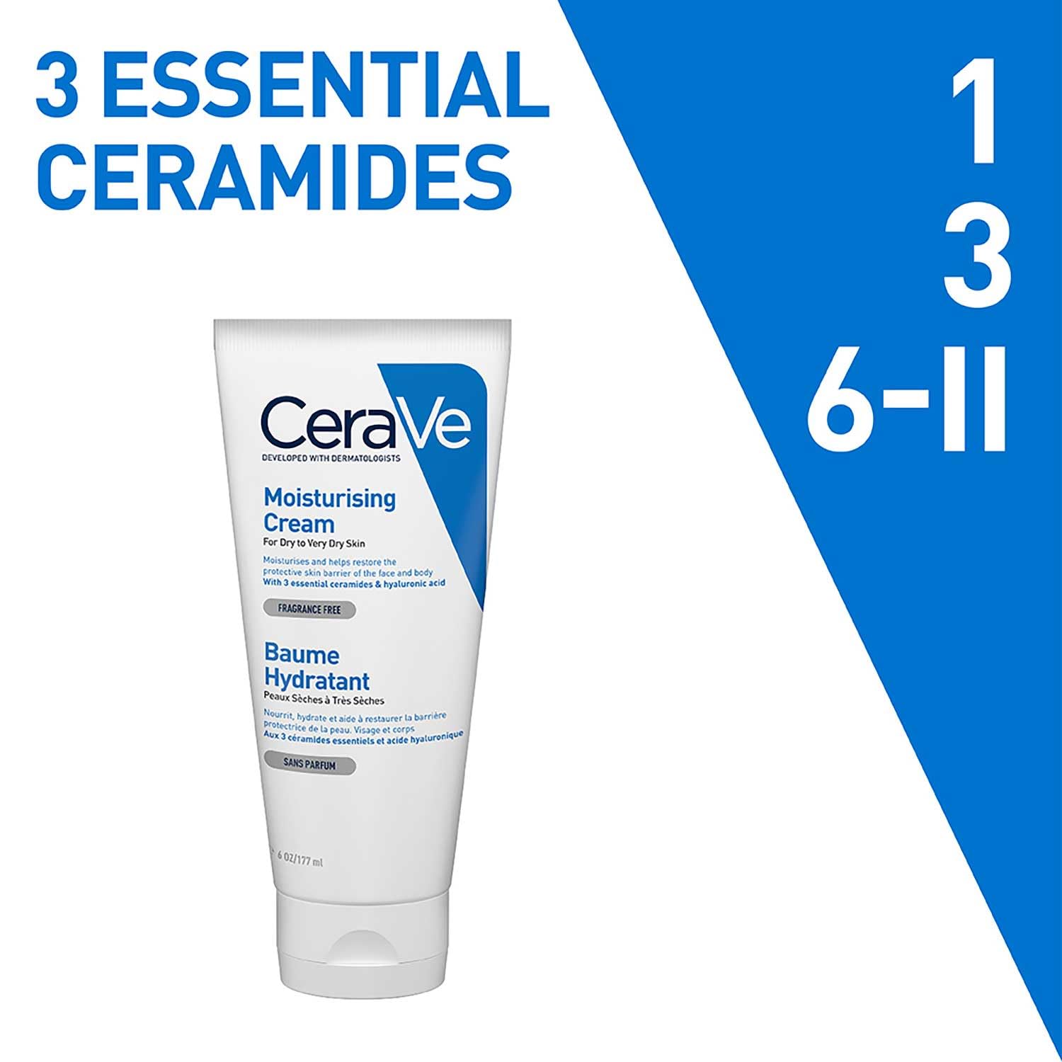 Cerave Moisturising Cream For Dry to Very Dry Skin-177ml thumbnail 6