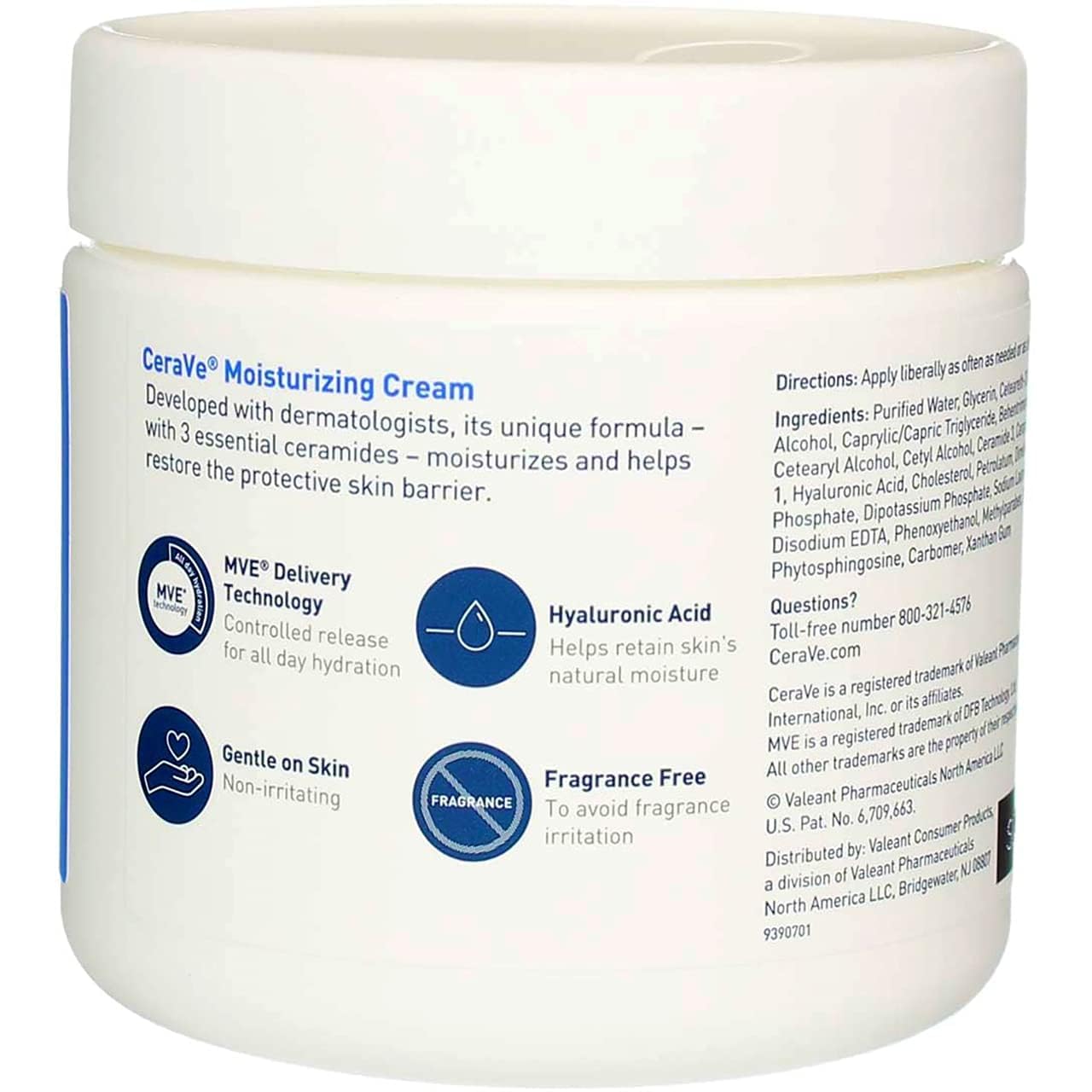 Cerave Moisturising Cream For Dry to very Dry Skin-454g thumbnail 3