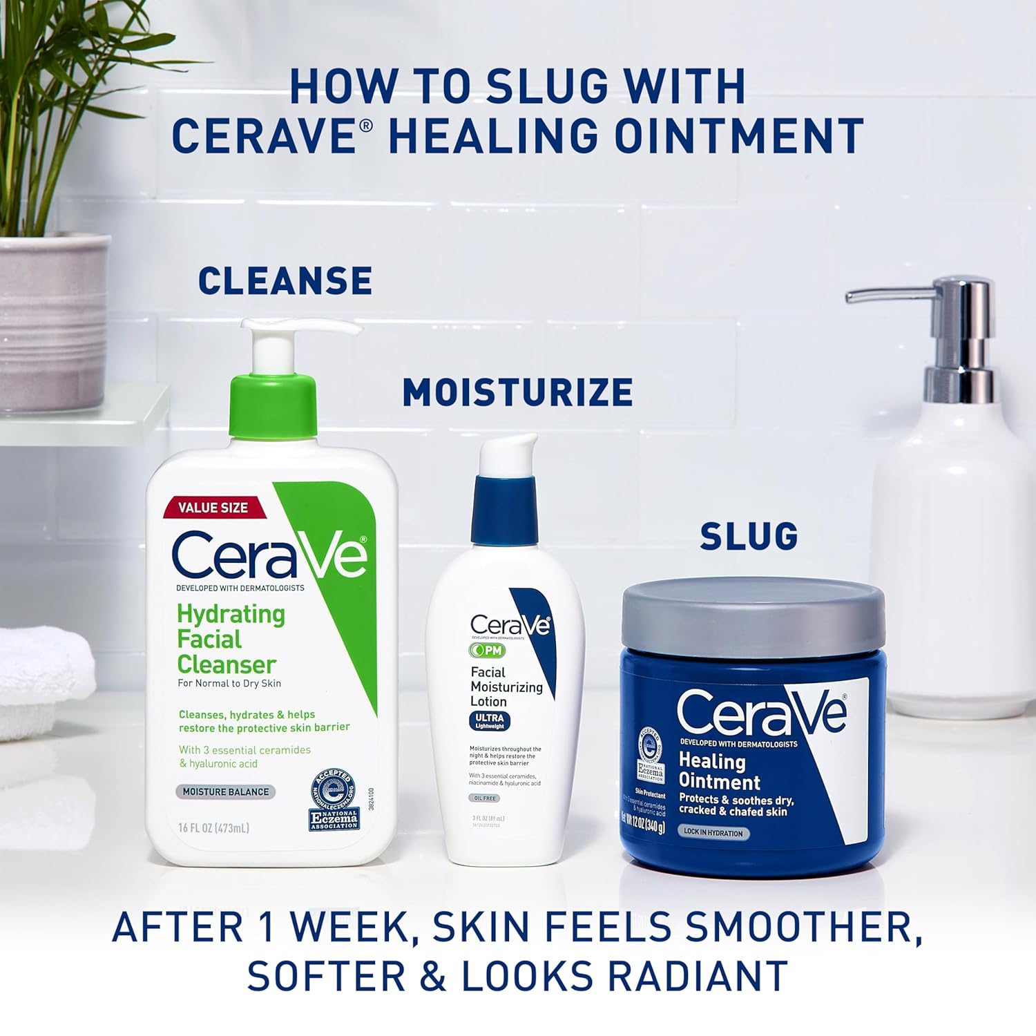 Cerave Healing Ointment Skin Protectant Lock In Hydration-340g thumbnail 3