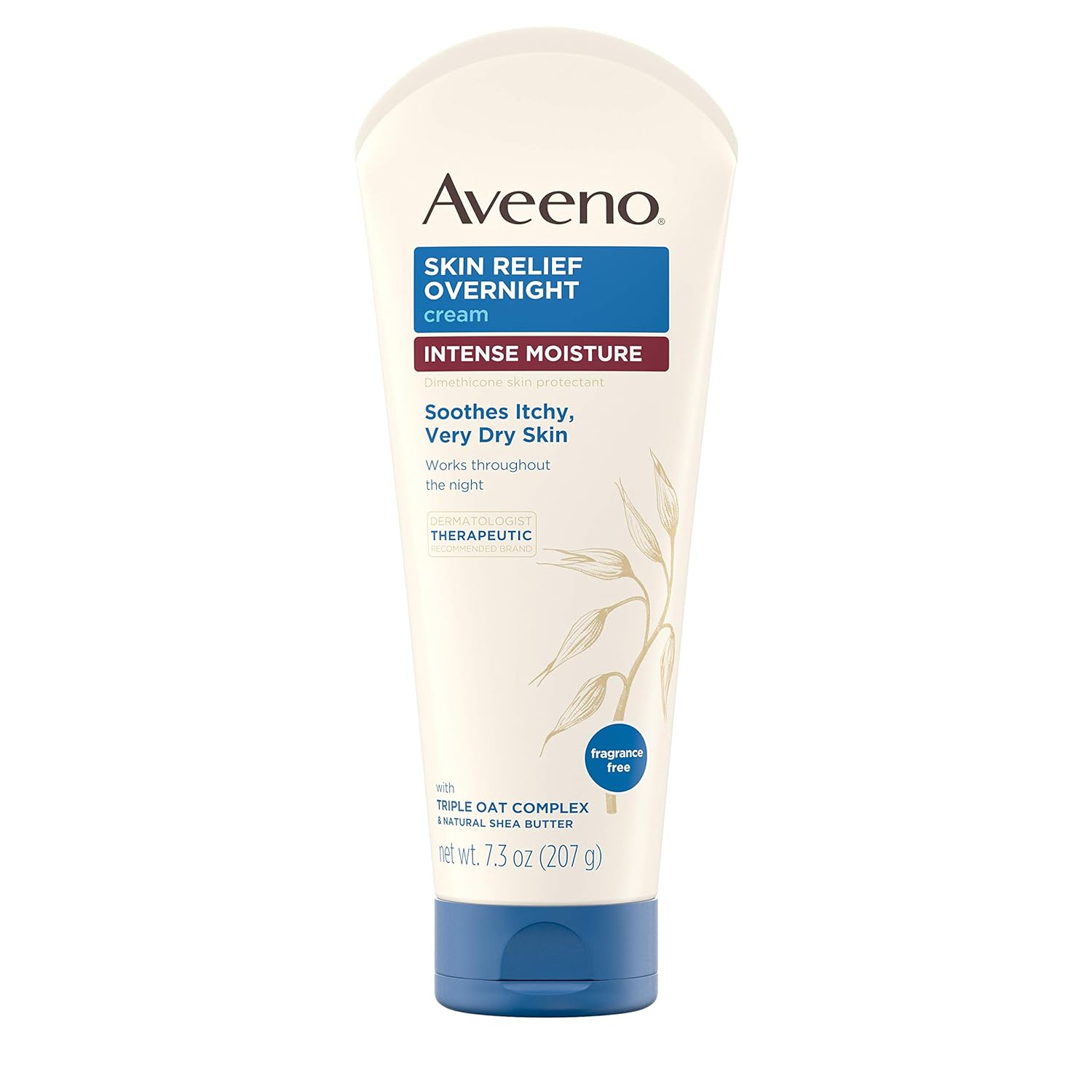 Aveeno Skin Relief Overnight Cream Intense Moisture-207g thumbnail 10