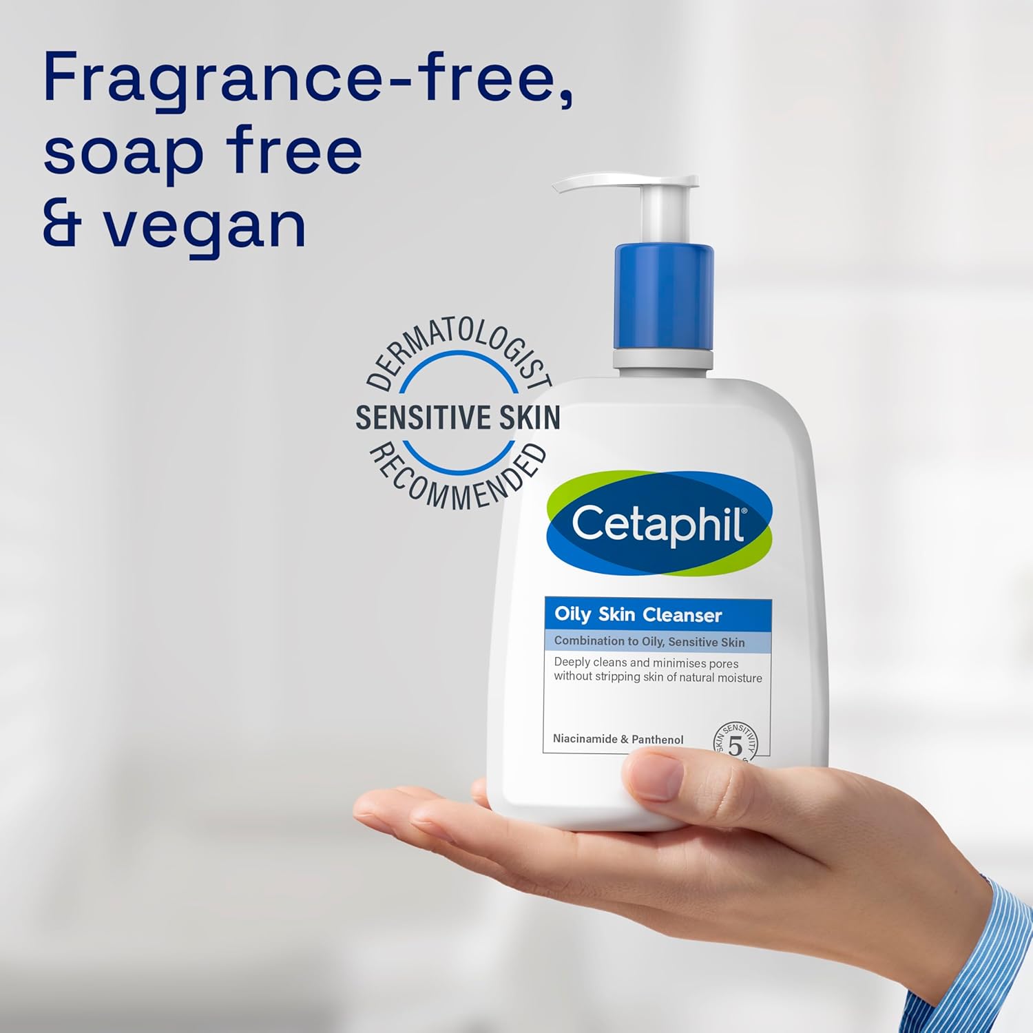 Cetaphil Oily Skin Cleanser for Oily & Sensitive Skin-236ml thumbnail 5