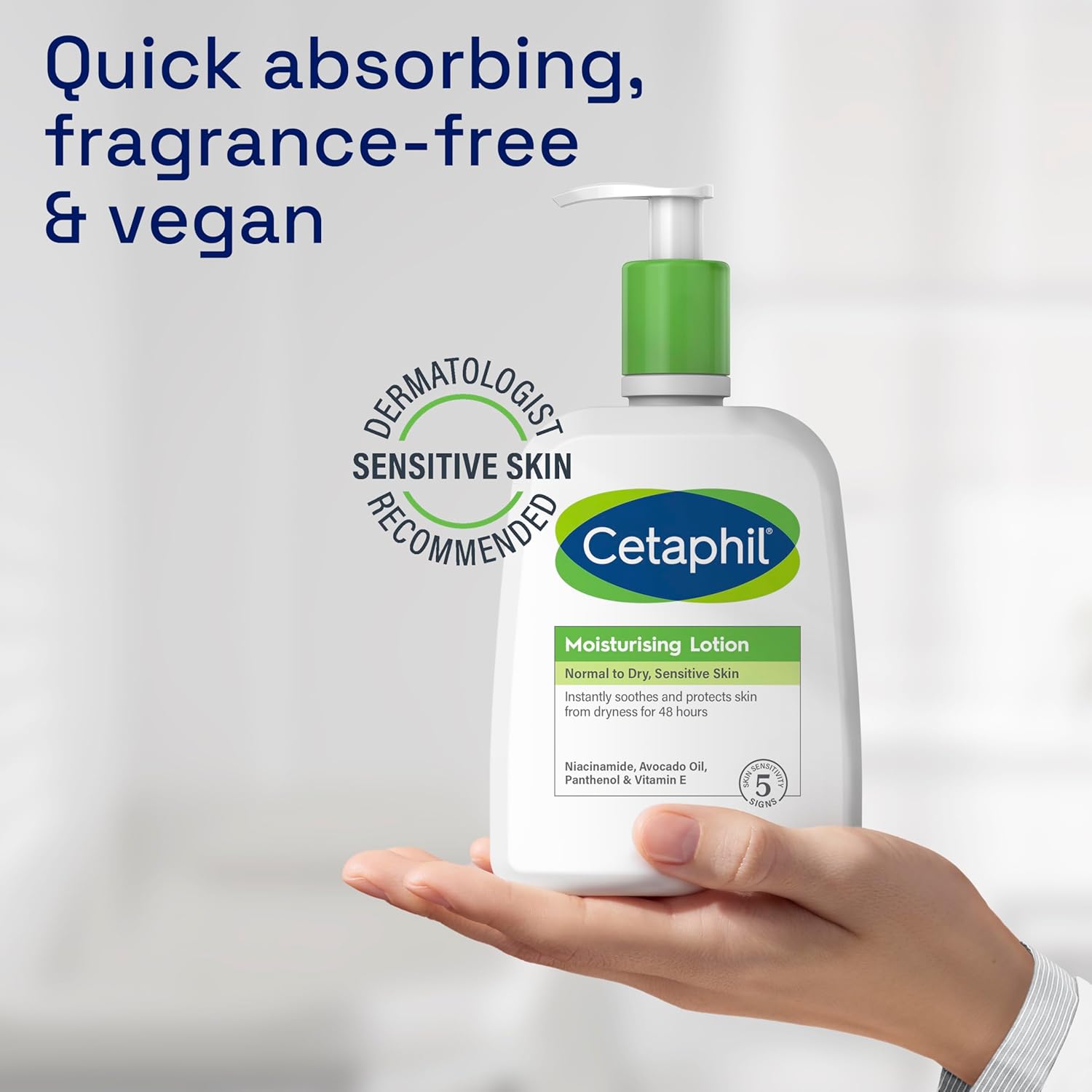 Cetaphil Moisturising Lotion Normal to Dry & Sensitive Skin-236ml thumbnail 5