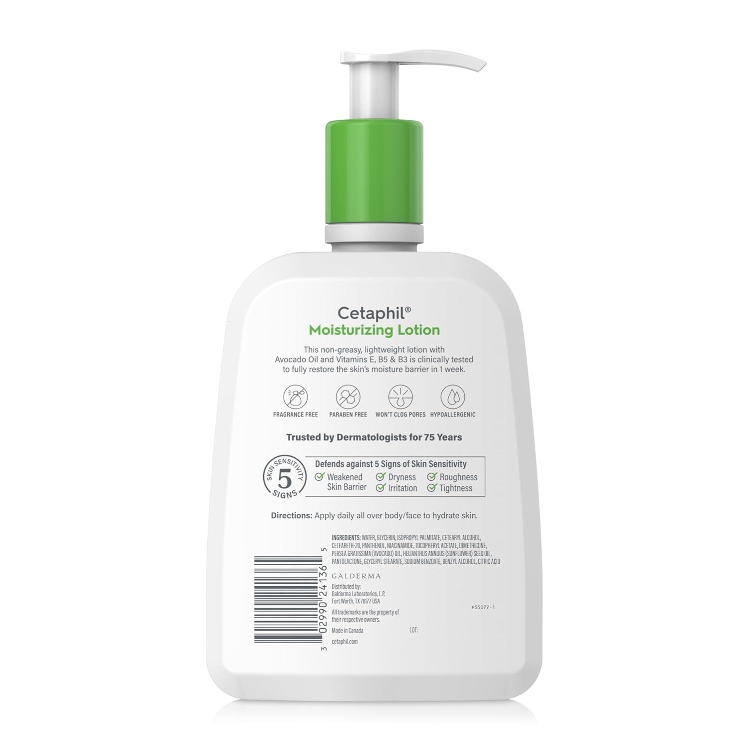 Cetaphil Moisturizing Lotion Normal to Dry Skin-591ml thumbnail 4