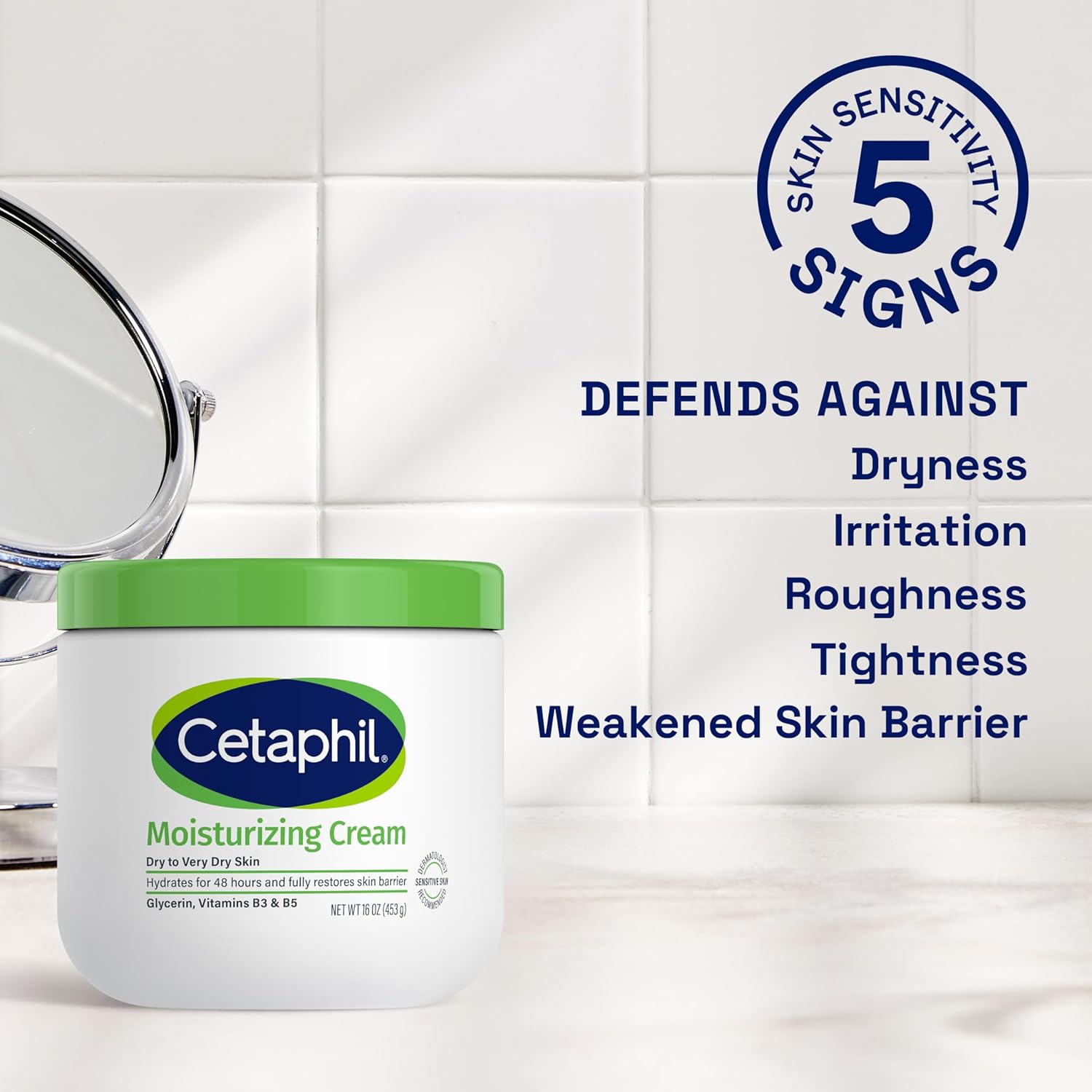 Cetaphil Moisturizing Cream Dry to Very Dry Skin-453g thumbnail 4