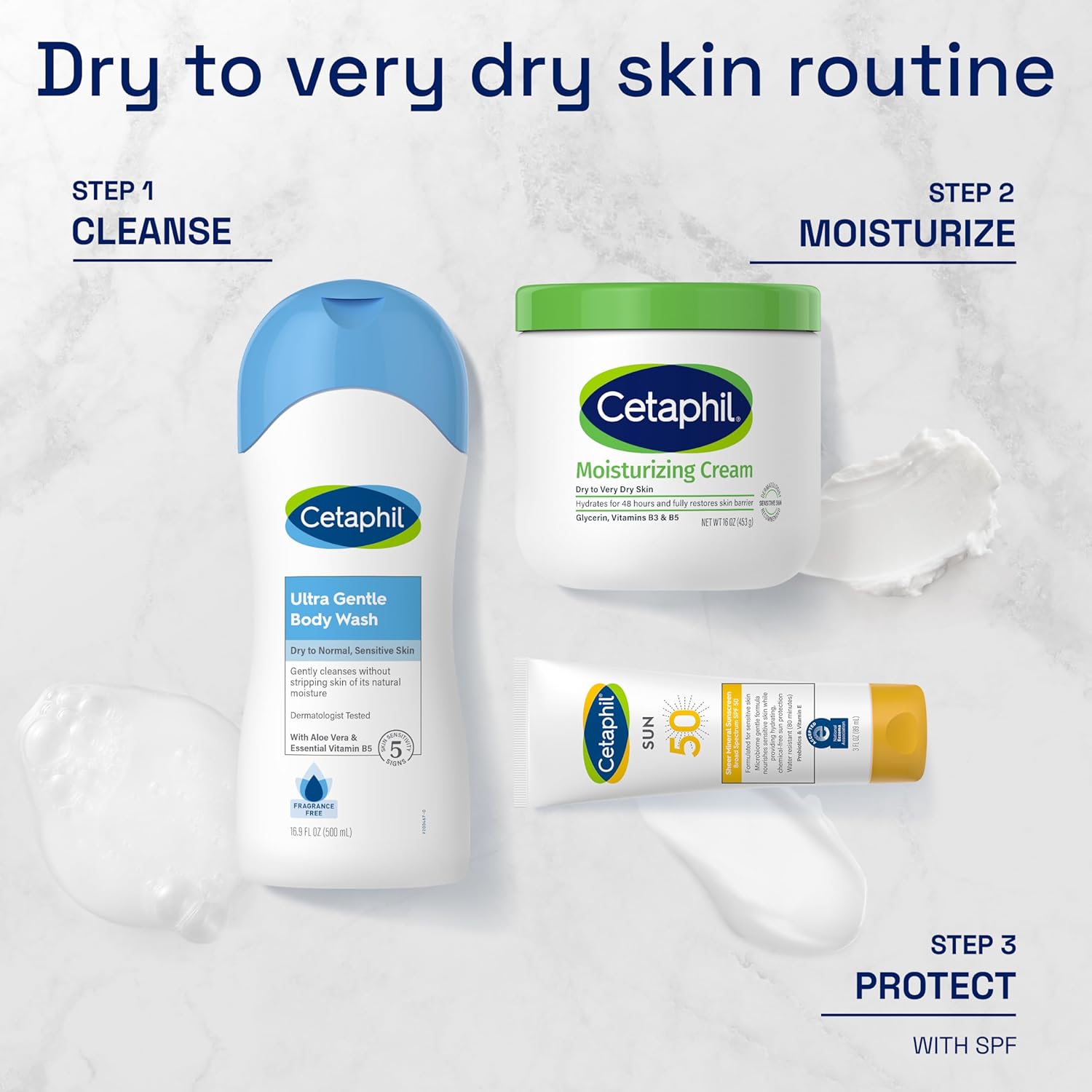 Cetaphil Moisturizing Cream Dry to Very Dry Skin-453g thumbnail 9