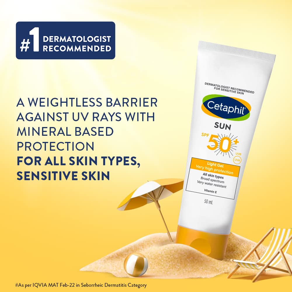 Cetaphil Sun Light Gel Very High Protection SPF 50+ All Type Skin-50ml thumbnail 3