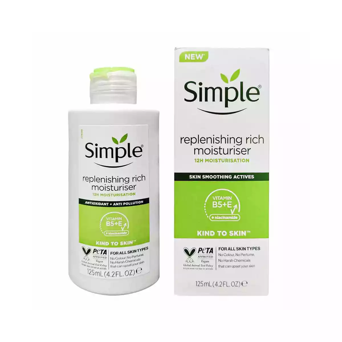 Simple Rich Moisturiser with B5, E & Niacinamide–125ml thumbnail 3