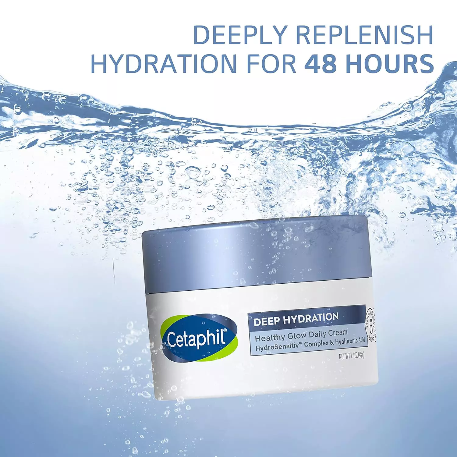 Cetaphil Deep Hydration Healthy Glow Daily Cream with Hyaluronic Acid-48g thumbnail 8
