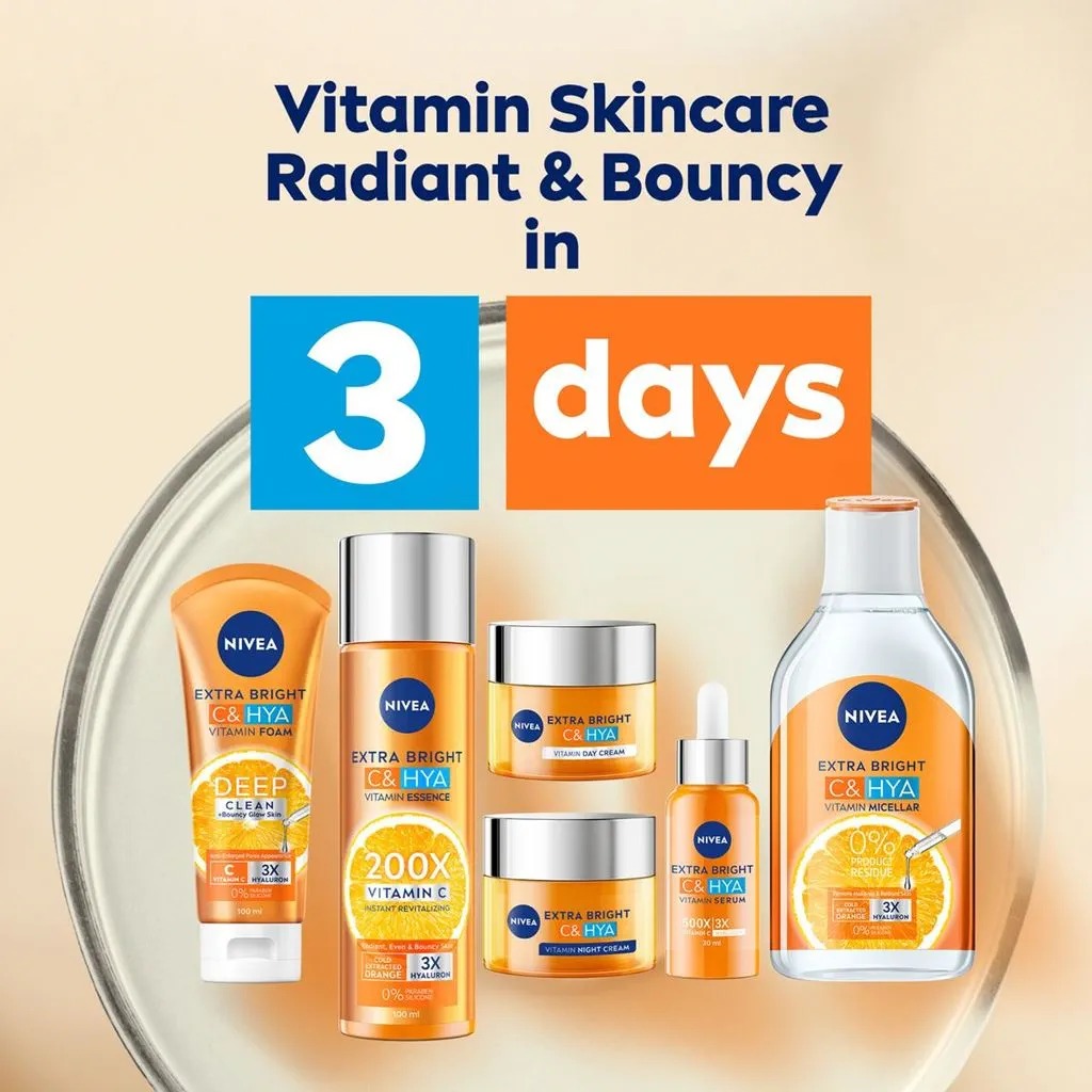 Nivea Extra Bright C & HYA Vitamin Foam Deep Clean-100ml thumbnail 6