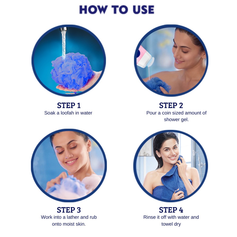 Nivea Frangipani & Oil Shower Gel for Female-250ml thumbnail 7