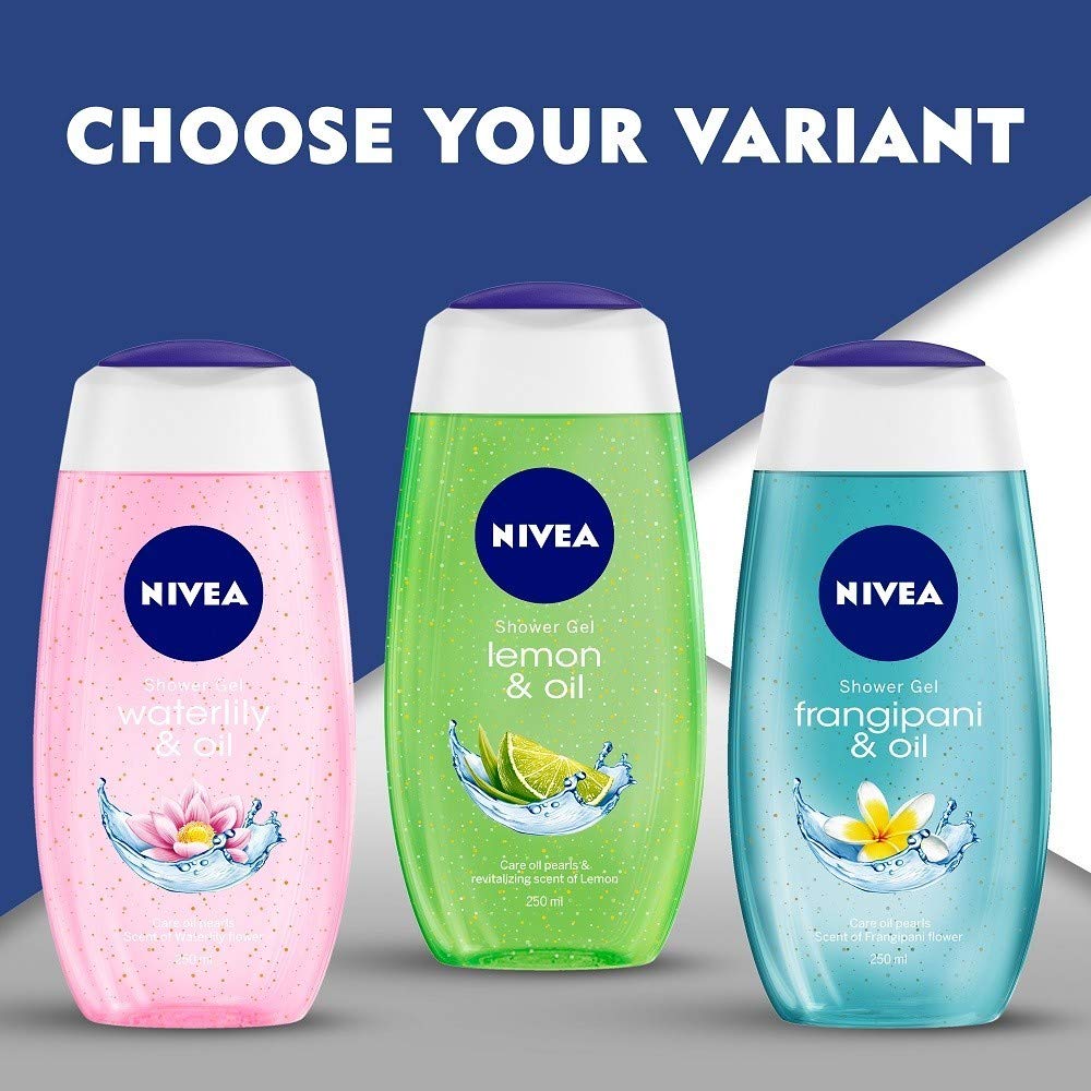 Nivea Frangipani & Oil Shower Gel for Female-250ml thumbnail 8
