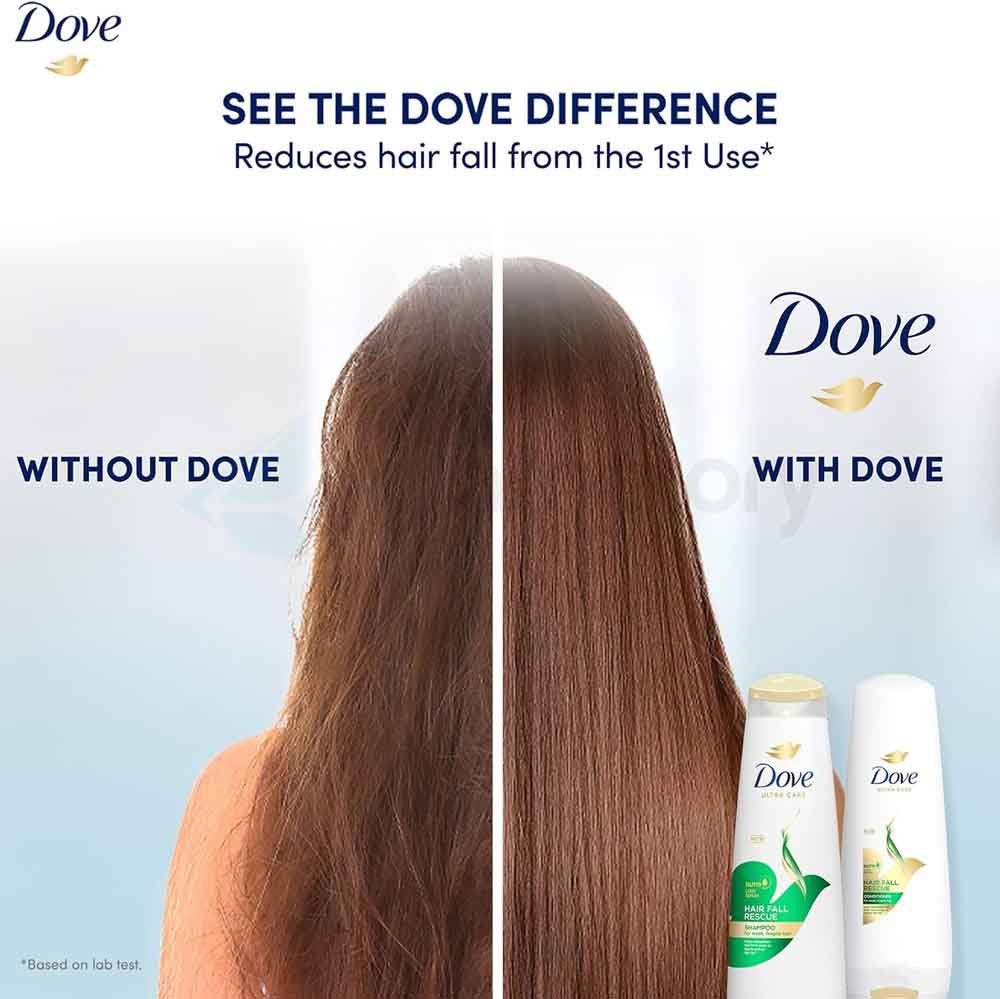 Dove Ultra Care Hair Fall Rescue Shampoo for Weak, Fragile Hair-680ml