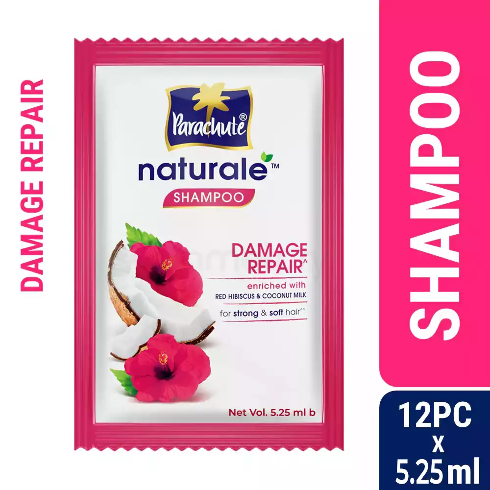 Parachute Naturale Shampoo Damage Repair-5.25ml 12pcs
