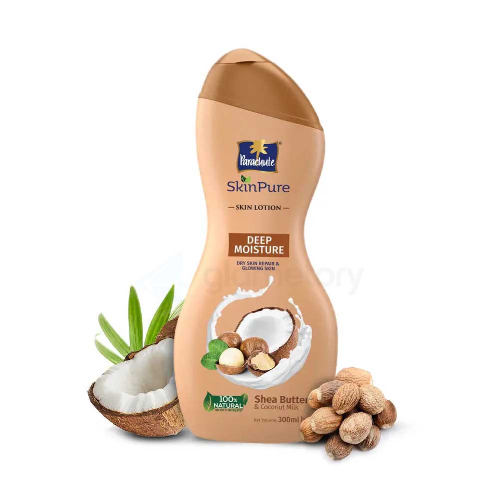 Parachute SkinPure Skin Lotion Deep Moisture-200ml Petroleum Jelly Free-50ml