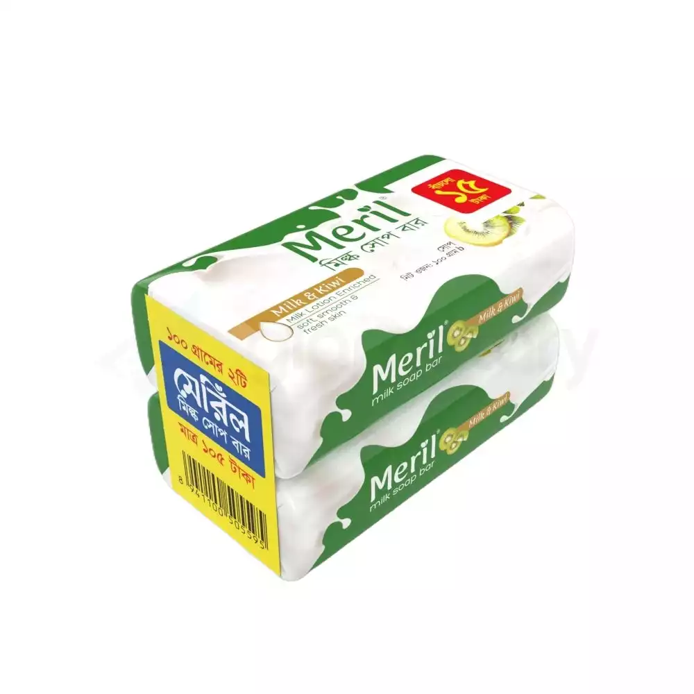 Meril Milk & Kiwi Soap-100g Buy 2 & Get 15 Taka OFF