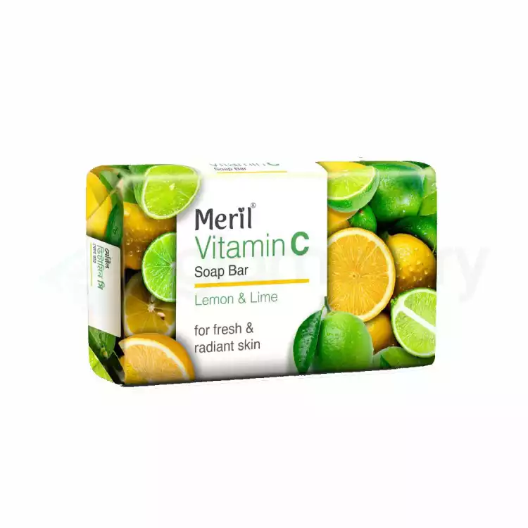 Meril Vitamin C Soap Bar Lemon & Lime-100g