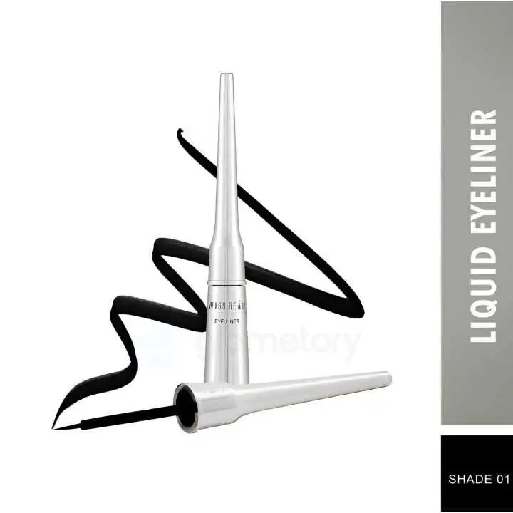 Swiss Beauty Jet Black Liquid Eyeliner-4ml