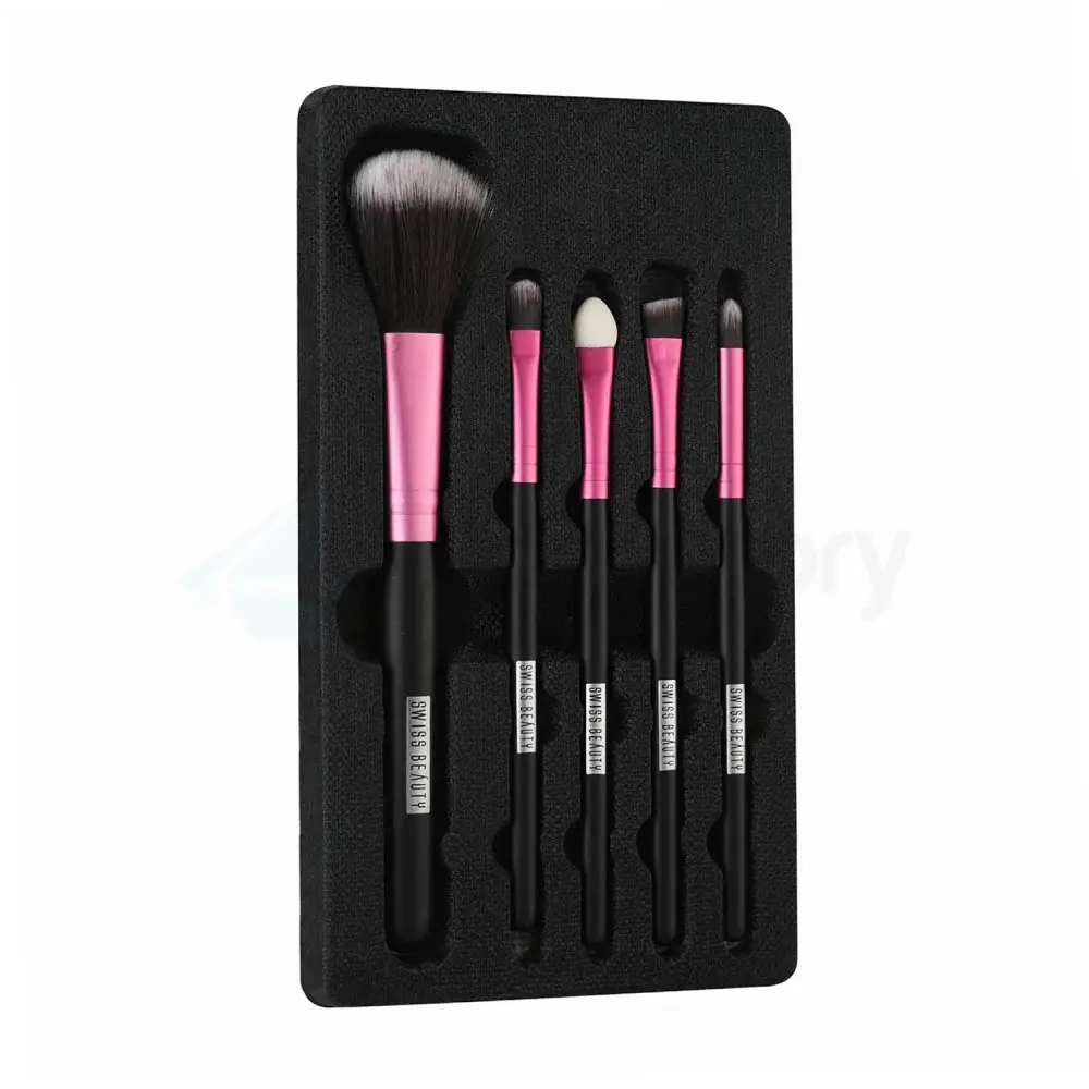 Swiss Beauty 5Pcs Makeup Brush Pink 02
