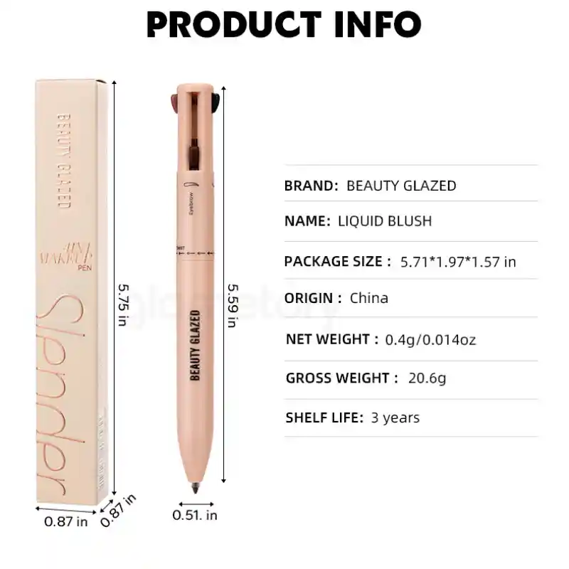 Beauty Glazed Multifunctional 4 in 1 Makeup Pen-102