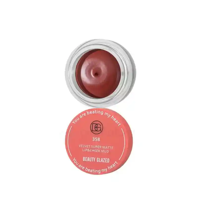 Beauty Glazed Velvet Super Matte Lip & Cheek Mud-358