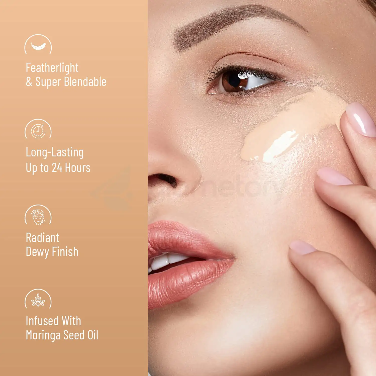 Swiss Beauty Studio Finish Foundation 01 Ivory Rose thumbnail 4