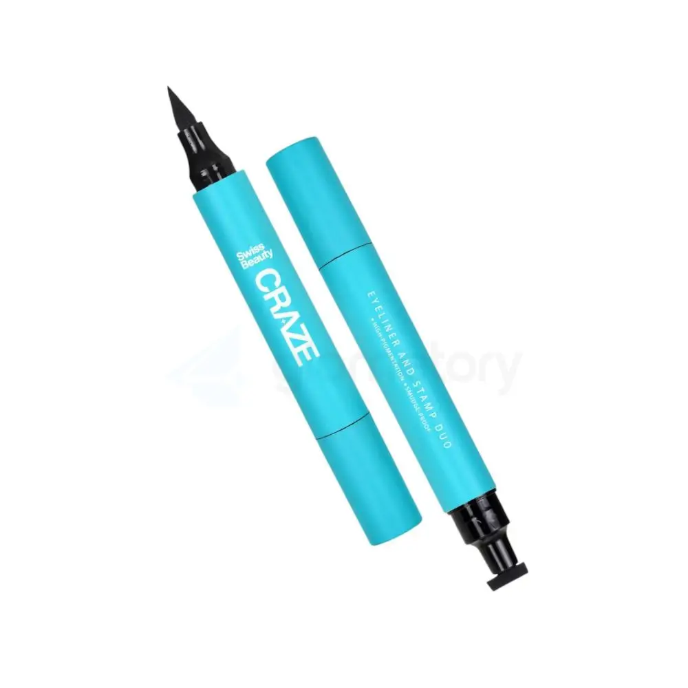 Swiss Beauty Craze Eyeliner And Stamp Duo Smudge Proof