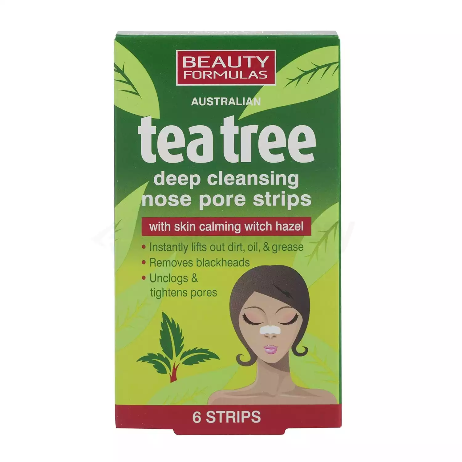 Beauty Formulas Australian Tea Tree Deep Cleansing Nose Pore Strip