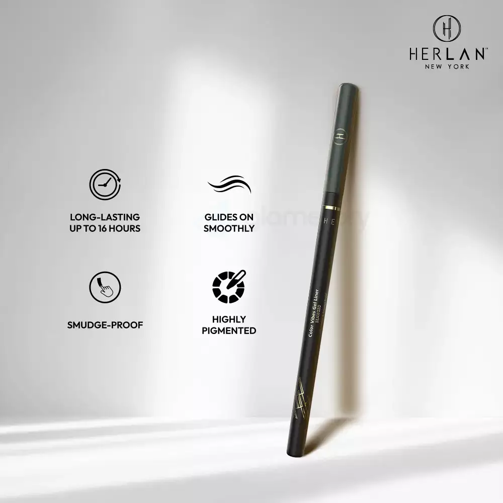 Herlan Color Vibes Smudge Proof Gel Liner Seaweed