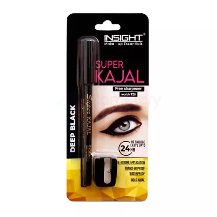 Insight Super Kajal Free Sharpener-Deep Black
